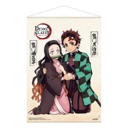 Demon Slayer: Kimetsu no Yaiba Wandrolle Tanjiro & Nezuko Kamado 50 x 70 cm