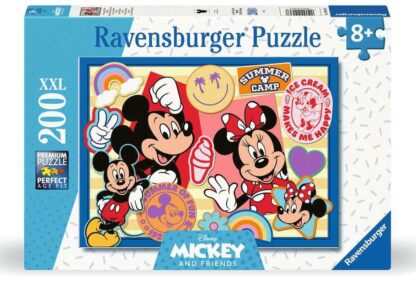 Disney Kinderpuzzle XXL Unterwegs mit Mickey und Minnie (200 Teile)