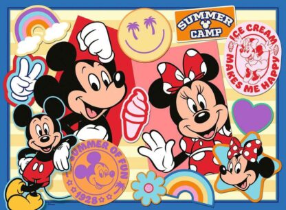 Disney Kinderpuzzle XXL Unterwegs mit Mickey und Minnie (200 Teile) – Bild 2