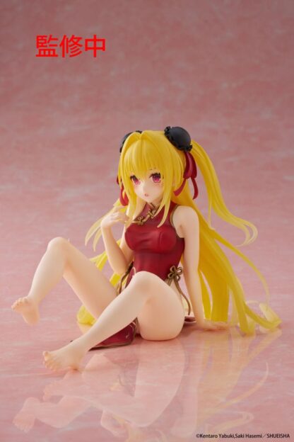 To Love Ru Darkness PVC Statue Desktop Cute Figure Golden Darkness (Chinese Dress Ver.) 13 cm – Bild 6