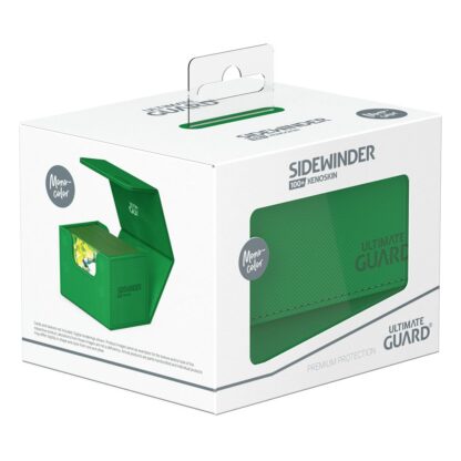 Ultimate Guard Sidewinder 100+ XenoSkin Monocolor Grün - Beschädigte Verpackung – Bild 6