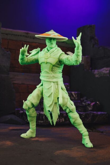 Mortal Kombat  Actionfigur Glow in the Dark Edition Raiden (Gold Label) 18 cm – Bild 15