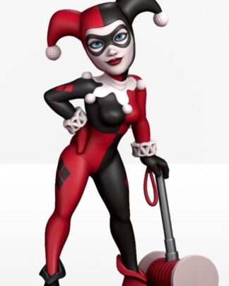 DC Comics Minix Figur Harley Quinn with hammer New Suit 12 cm