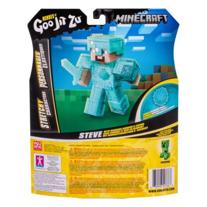 Minecraft Heroes of Goo Jit Zu Meteor Madness Dehnbare Figur Steve 12 cm – Bild 5