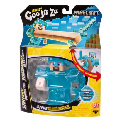 Minecraft Heroes of Goo Jit Zu Meteor Madness Dehnbare Figur Steve 12 cm – Bild 7